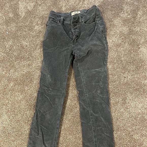 Blueish grayish courderoy pants - Picture 1 of 2